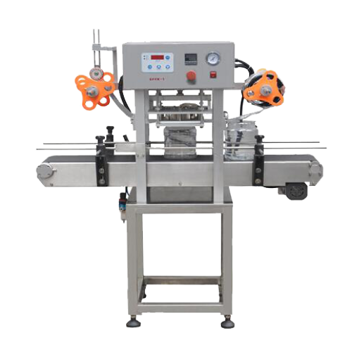 automatic aluminum foil sealing machine for plastic bottle